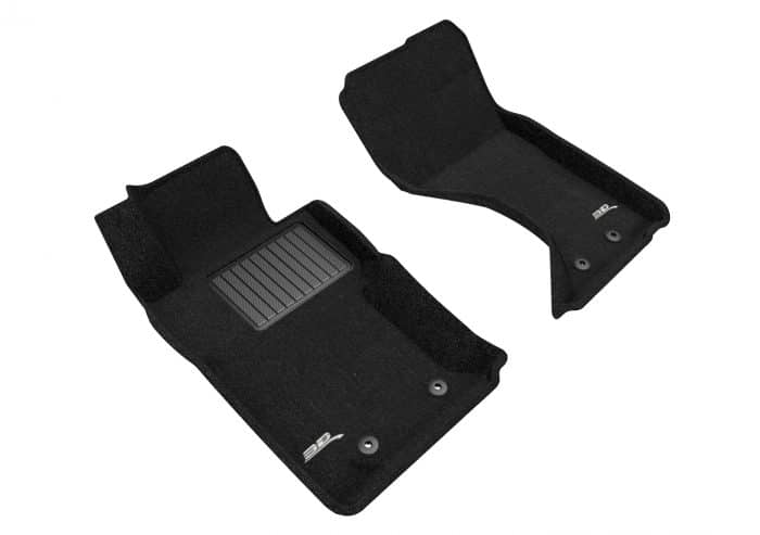 3D MAXpider Compatible with FIAT 124 SPIDER 2017-2020 ELEGANT BLACK R1 (SINGLE ROW SET)