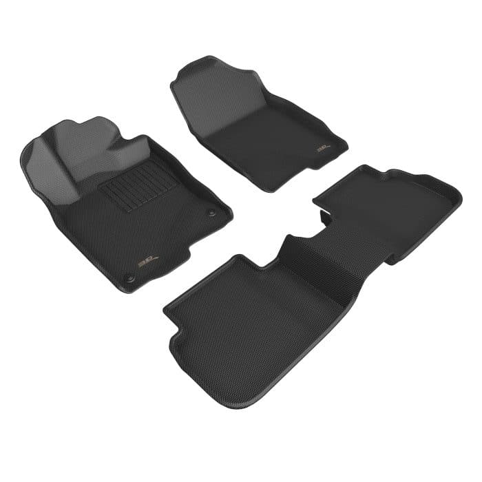 3D MAXpider Compatible with HONDA CIVIC 2022-2025 KAGU BLACK R1 R2 (W REAR USB PORT)