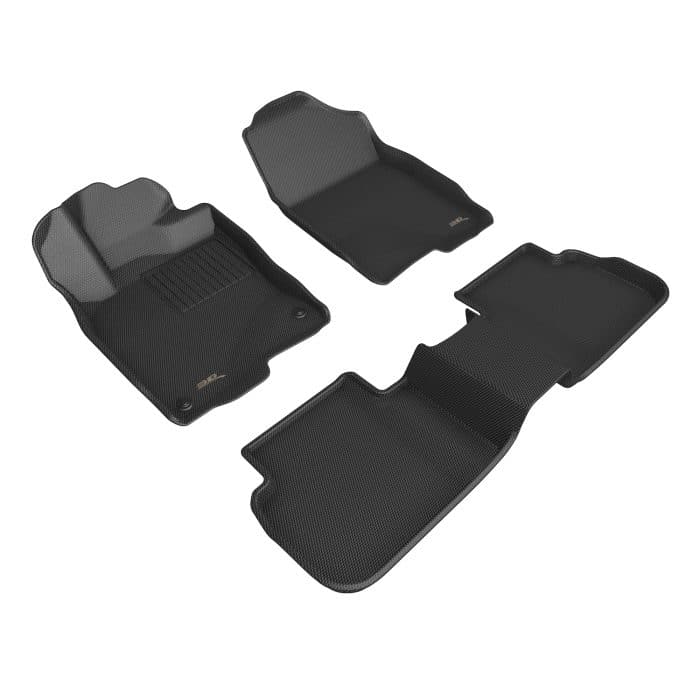 3D MAXpider Compatible with HONDA CIVIC 2022-2025 KAGU BLACK R1 R2 (NO REAR USB PORT)