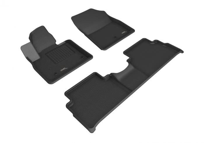 3D MAXpider Compatible with HYUNDAI SANTA FE HYBRID/PHEV 2021-2023 KAGU BLACK R1 R2