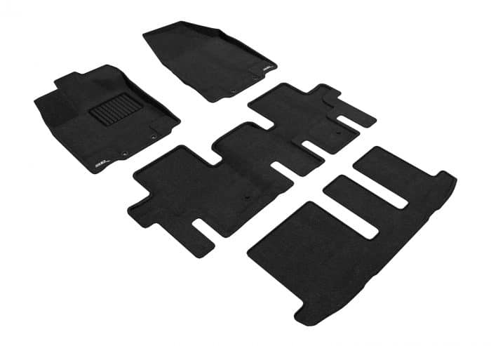 3D MAXpider Compatible with INFINITI QX60 2014-2020/ JX 2013 ELEGANT BLACK R1 R2 R3