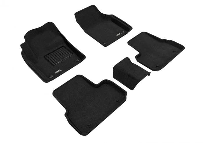 3D MAXpider Compatible with LAND ROVER DISCOVERY SPORT 5-SEATS 2015-2019 ELEGANT BLACK R1 R2