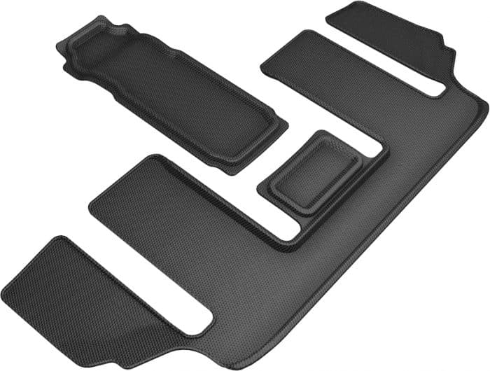 3D MAXpider Compatible with MAZDA CX-9 6-SEAT WITHOUT 2ND ROW CONSOLE 2020-2023 KAGU BLACK R3