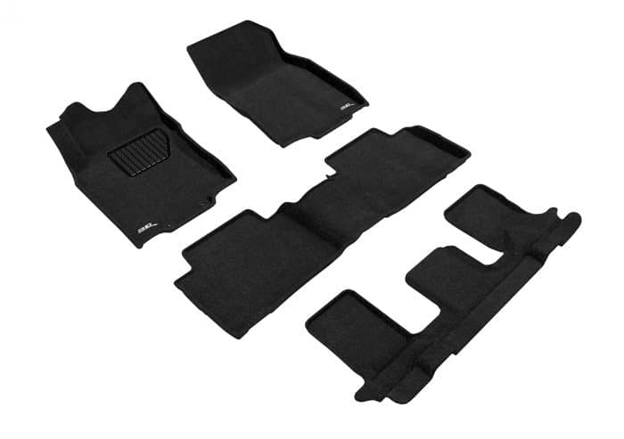 3D MAXpider Compatible with NISSAN ROGUE 2014-2020 ELEGANT BLACK R1 R2