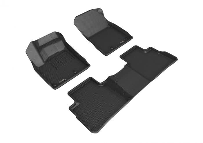 3D MAXpider Compatible with NISSAN ROGUE 2021-2022 KAGU BLACK R1 R2
