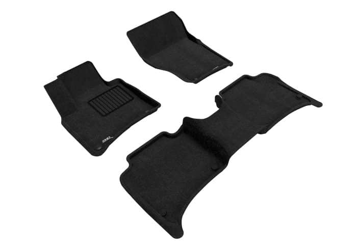 3D MAXpider Compatible with PORSCHE CAYENNE (92A) 2011-2018 / VOLKSWAGEN TOUAREG 2011-2017 ELEGANT BLACK R1 R2