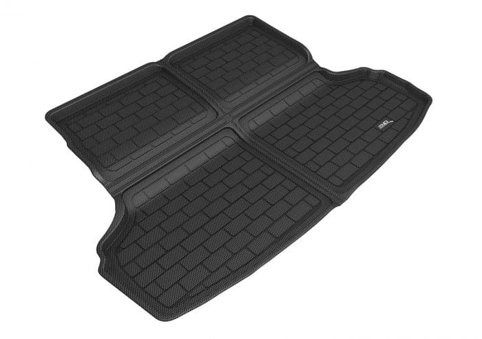 3D MAXpider Compatible with SUBARU IMPREZA SEDAN 2008-2011 / IMPREZA WRX SEDAN 2008-2014 KAGU BLACK CROSS FOLD CARGO LINER