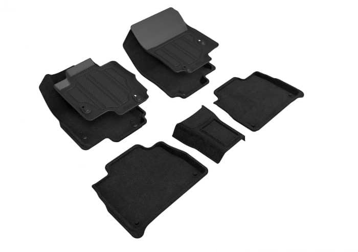 3D MAXpider Compatible with MERCEDES-BENZ GLE-CLASS 5-SEAT SUV (W167) 2020-2024 / AMG GLE53/63 SUV (W167) 2021-2024 ELEGANT HYBRID BLACK R1 R2
