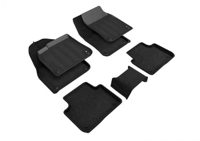 3D MAXpider Compatible with PORSCHE CAYENNE (9Y0) SUV 2019-2025 / CAYENNE COUPE (9Y3) 2021-2025 ELEGANT HYBRID BLACK R1 R2