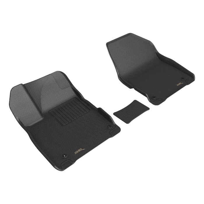 3D MAXpider Compatible with KIA EV6 2022-2024 / EV6 GT 2023-2024 KAGU BLACK R1 (3 PCS)