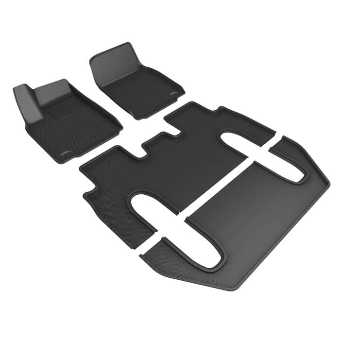 3D MAXpider Compatible with TESLA MODEL X 6-SEAT 2022-2025 KAGU BLACK R1 R2 R3