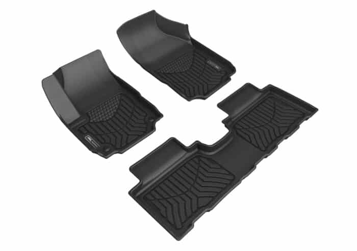 3D MAXpider Compatible with CHEVROLET EQUINOX 2018-2024 MAXTRAC BLACK R1 R2
