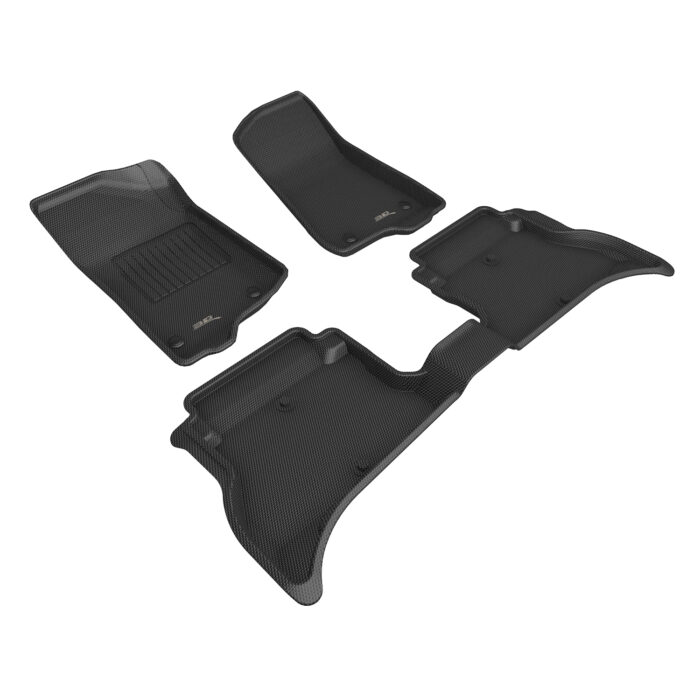3D MAXpider Compatible with JEEP WRANGLER UNLIMITED 4XE (JL) 2021-2025 KAGU BLACK R1 R2