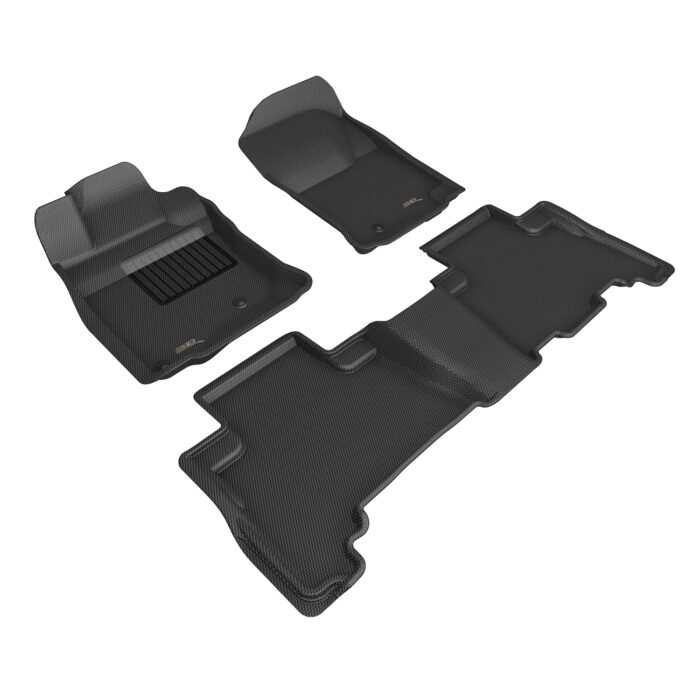 3D MAXpider Compatible with TOYOTA 4RUNNER 5-SEAT 2014-2024 KAGU BLACK R1 R2