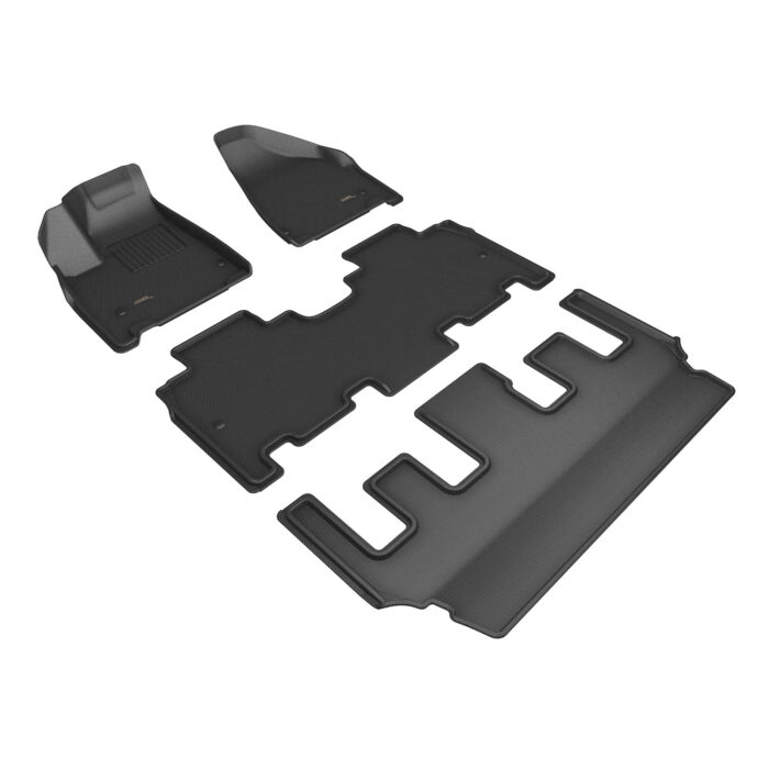 3D MAXpider Compatible with CHRYSLER PACIFICA HYBRID PINNACLE 2021-2025 KAGU BLACK R1 R2 R3