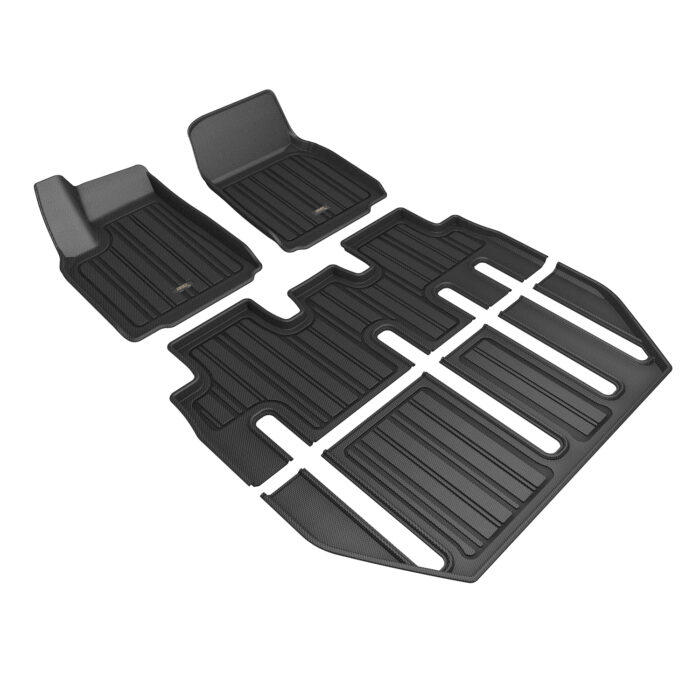 3D MAXpider Compatible with TESLA MODEL X 7-SEAT 2022-2025 ELITECT BLACK R1 R2 R3