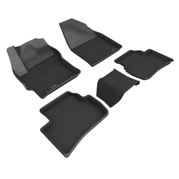 3D MAXpider Compatible with TOYOTA COROLLA CROSS 2022-2024 AWD GASOLINE KAGU BLACK R1 R2