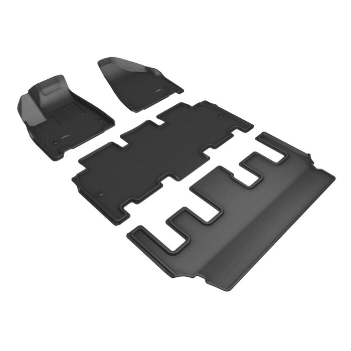 3D MAXpider Compatible with CHRYSLER PACIFICA HYBRID LIMITED 2021-2024 KAGU BLACK R1 R2 R3