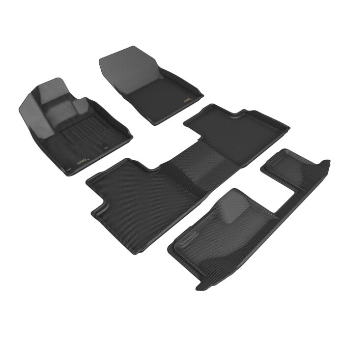 3D MAXpider Compatible with MITSUBISHI OUTLANDER 2022-2024 KAGU BLACK R1 R2 R3