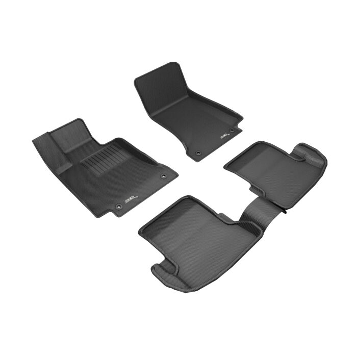3D MAXpider Compatible with MERCEDES BENZ C-CLASS COUPE (C205) 2017-2025 / C 43/63 AMG COUPE (C205) 2017-2025 KAGU BLACK R1 R2