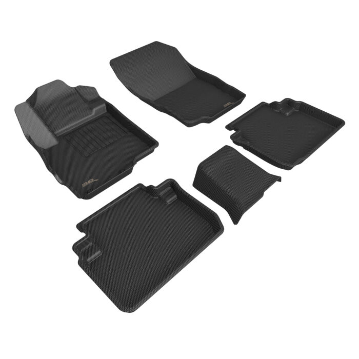 3D MAXpider Compatible with MITSUBISHI ECLIPSE CROSS 2018-2024 KAGU BLACK R1 R2