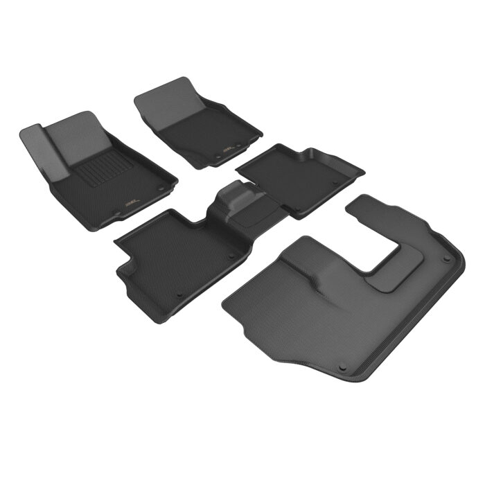 3D MAXpider Compatible with JEEP GRAND CHEROKEE L (WL) 7-SEAT 2022-2025 KAGU BLACK R1 R2 R3
