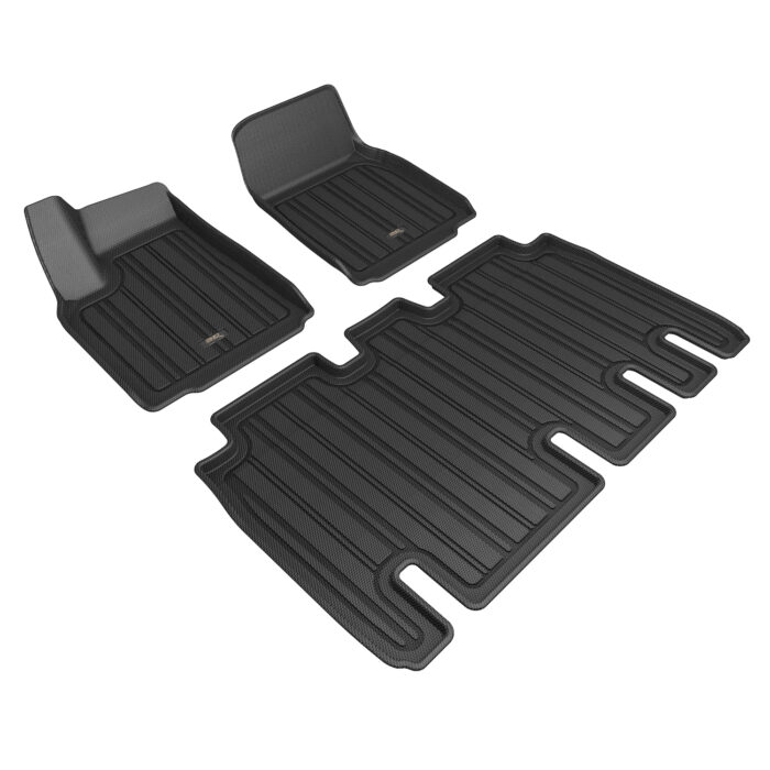 3D MAXpider Compatible with TESLA MODEL X 5-SEAT 2022-2025 ELITECT BLACK R1 R2