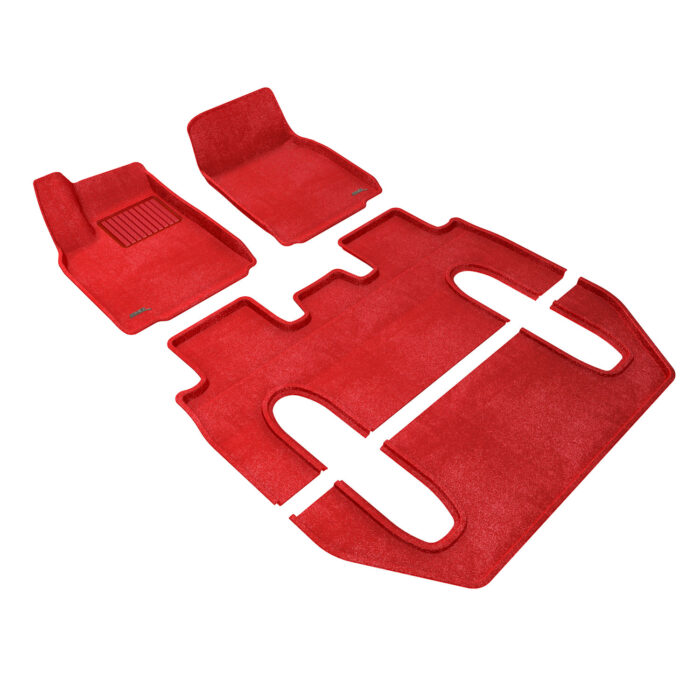 3D MAXpider Compatible with TESLA MODEL X 2022-2026 PREMIUM RED R1 R2 R3