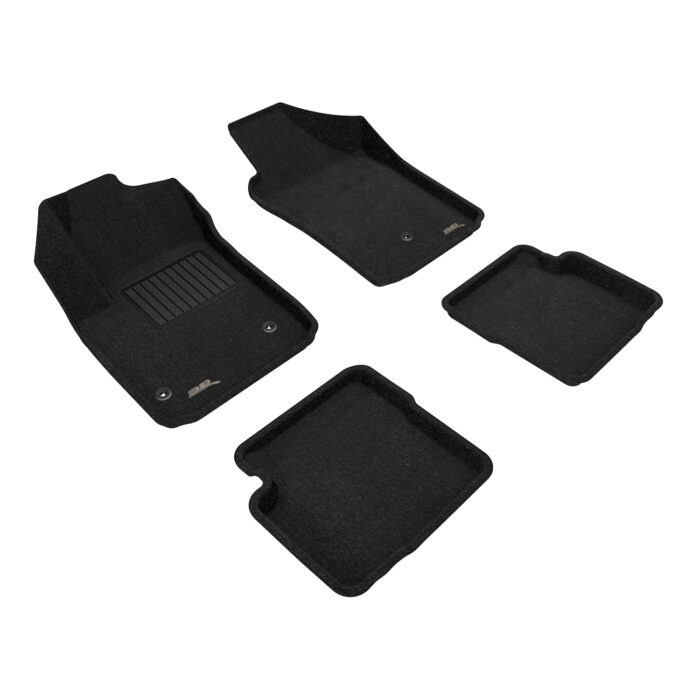 3D MAXpider Compatible with FIAT 500 2012-2019 ELEGANT BLACK R1 R2
