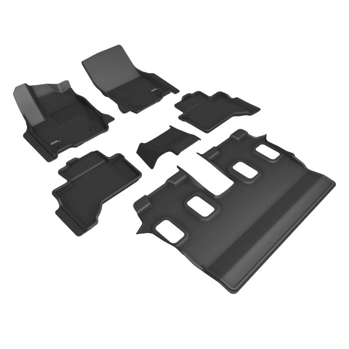 3D MAXpider Compatible with LEXUS GX 6-SEAT 2024 KAGU BLACK R1 R2 R3