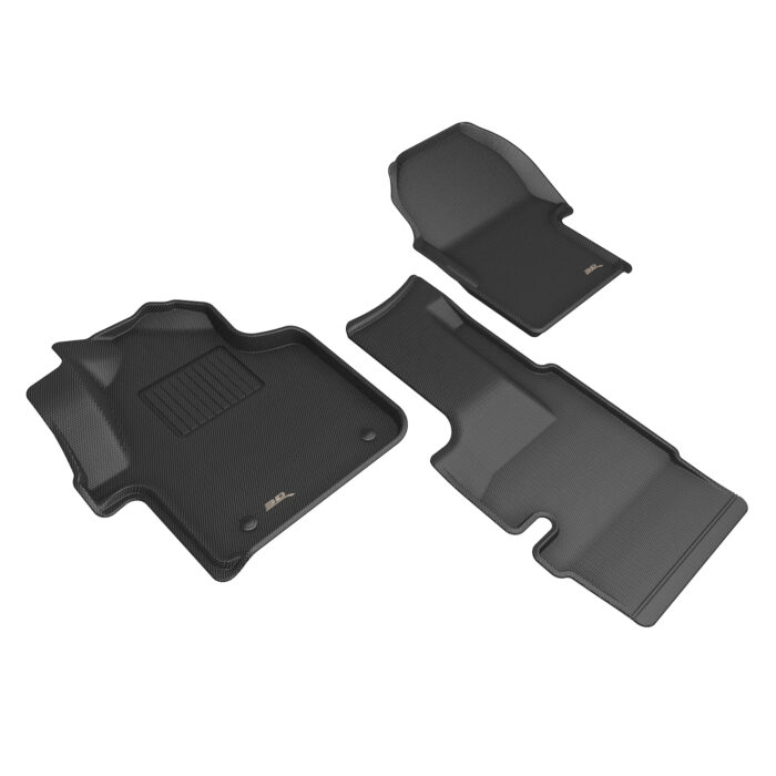 3D MAXpider Compatible with MERCEDES-BENZ SPRINTER CARGO VAN 2019-2025 BUCKET SEATS, KAGU BLACK R1