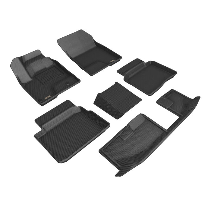 3D MAXpider Compatible with MITSUBISHI OUTLANDER PHEV 2022-2025 KAGU BLACK R1 R2 R3