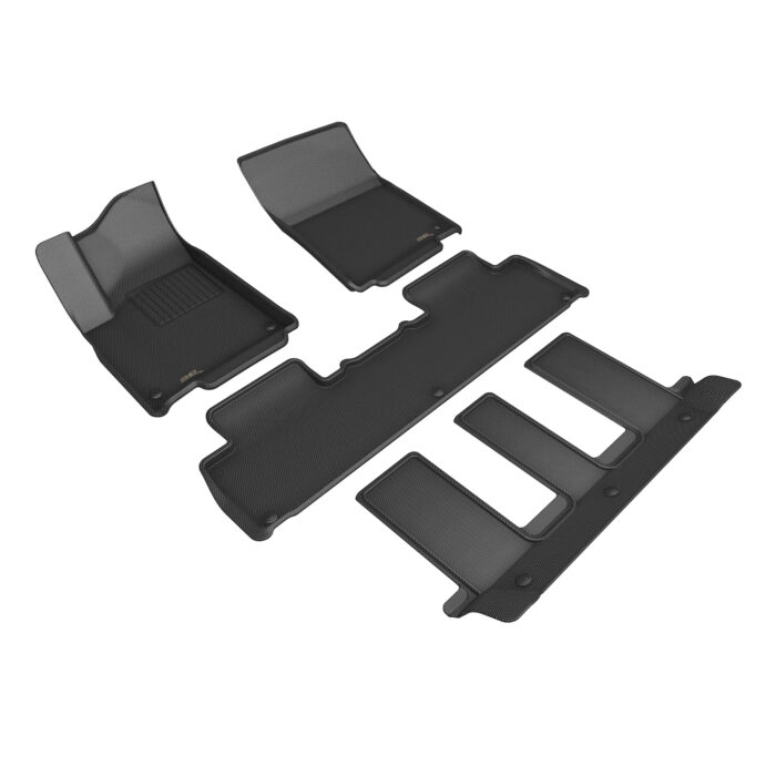 3D MAXpider Compatible with RIVIAN R1S 2022-2024 KAGU BLACK R1 R2 R3