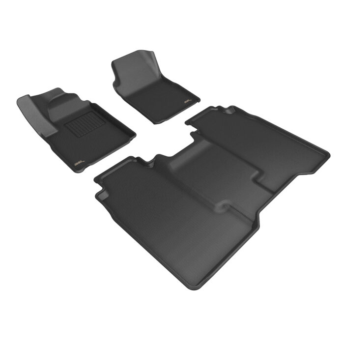 3D MAXpider Compatible with CHEVROLET SILVERADO EV CREW CAB 2024-2025 KAGU BLACK R1 R2