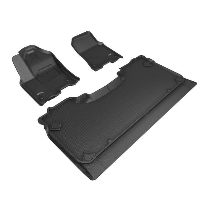 3D MAXpider Compatible with DODGE RAM 1500 CREW CAB BUCKET SEATS 2025 KAGU BLACK R1 R2