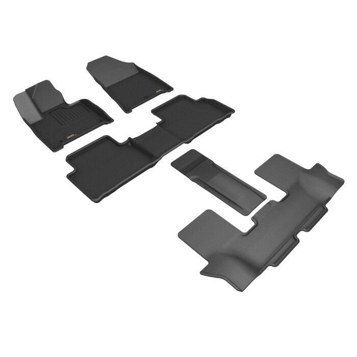3D MAXpider Compatible with HYUNDAI SANTA FE GAS 2024-2025 KAGU BLACK R1 R2 R3