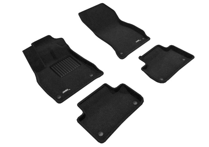 3D MAXpider Compatible with AUDI Q5/SQ5 (FY/80A) 2018-2025 / Q5/SQ5 SPORTBACK 2022-2025 / Q5 PHEV 2021-2025 ELEGANT BLACK R1 R2