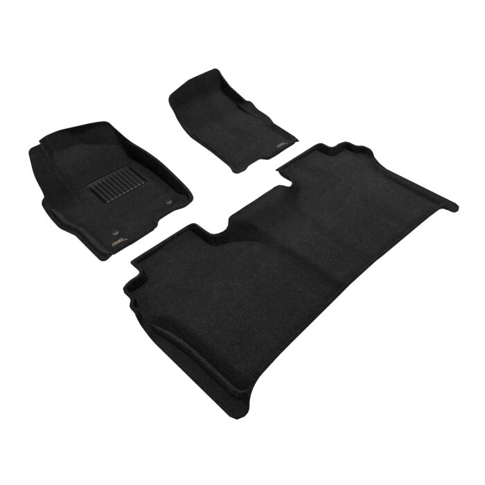 3D MAXpider Compatible with CHEVROLET SILVERADO CREW CAB 2019-2026 ELEGANT BLACK R1 R2