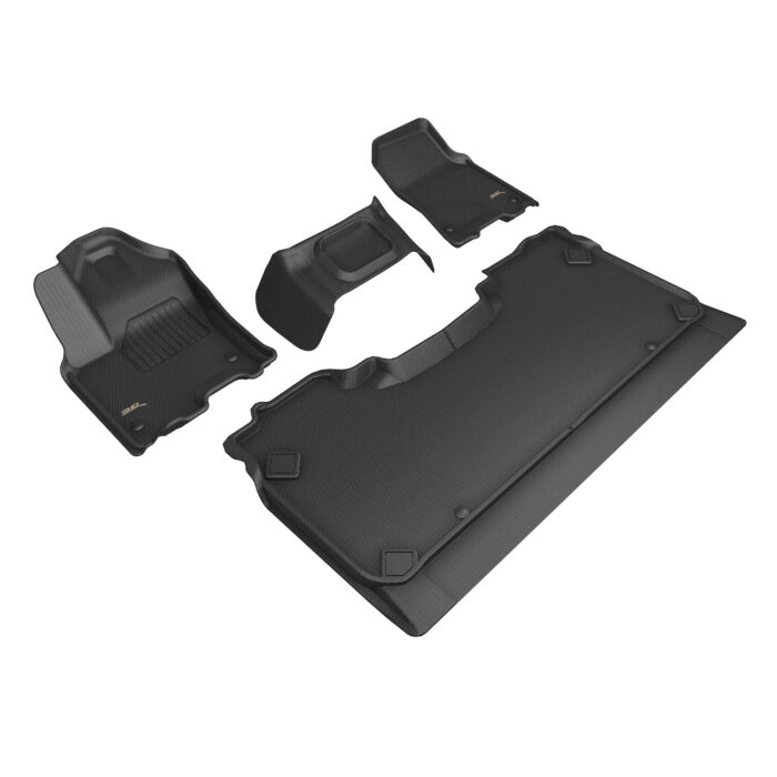 3D MAXpider Compatible with DODGE RAM 1500 CREW CAB 2025-2026 BENCH SEAT KAGU BLACK R1 R2