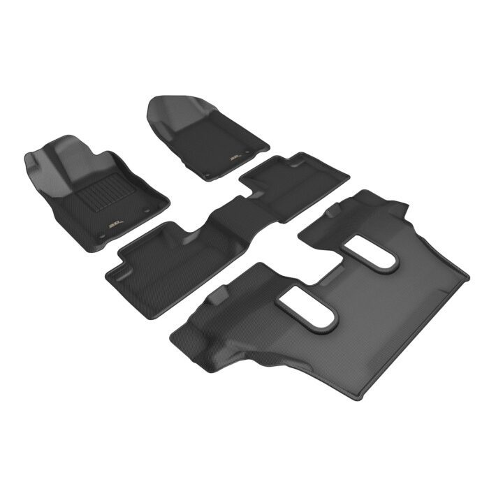 3D MAXpider Compatible with DODGE DURANGO 6-SEAT 2013-2026 KAGU BLACK R1 R2 R3