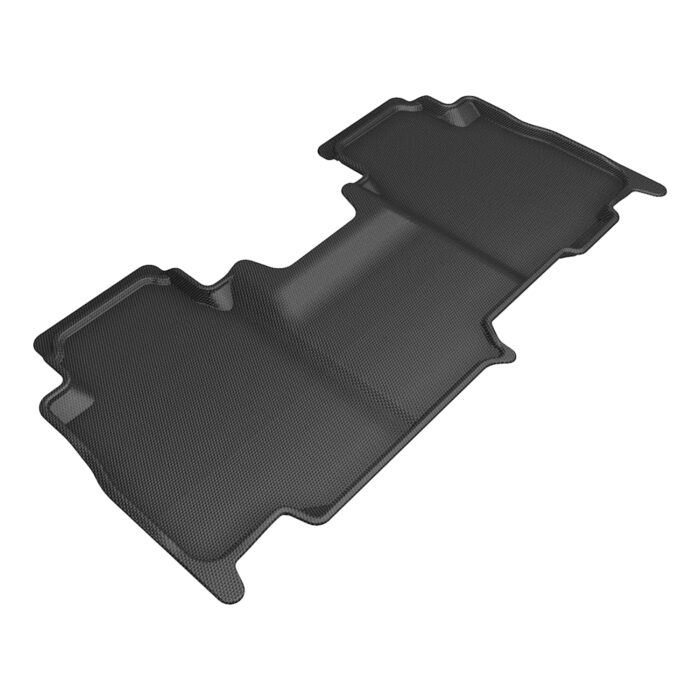 3D MAXpider Compatible with GMC SIERRA EV / CHEVROLET SILVERADO EV CREW CAB 2024-2026 KAGU BLACK R2 (CARPETED FLOOR, MULTIPRO MIDGATE)