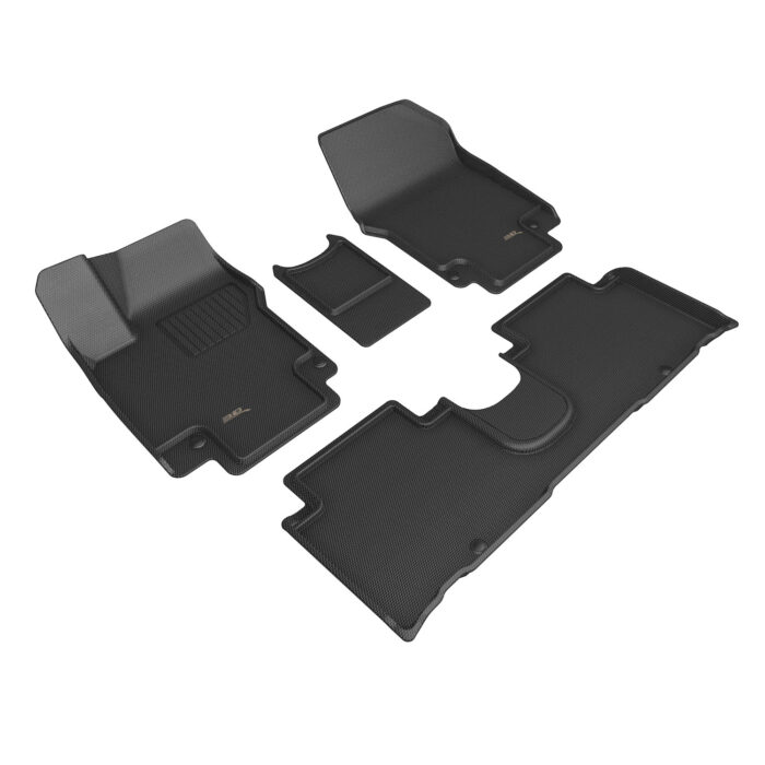 3D MAXpider Compatible with HYUNDAI IONIQ 5 2025-2026 KAGU BLACK R1 R2 (W SLIDING CENTER CONSOLE)