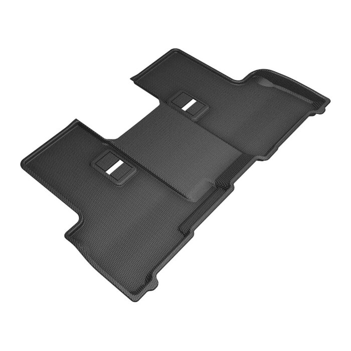 3D MAXpider Compatible with TOYOTA SEQUOIA 7-SEAT 2023-2026 BUCKET SEAT KAGU BLACK R3 (WITH CUP HOLDERS IN REAR CENTER CONSOLE)