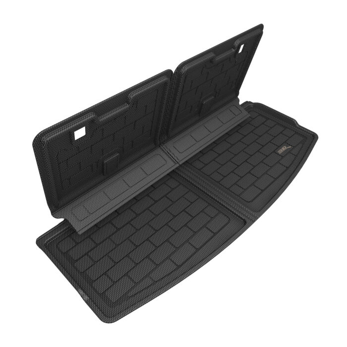 3D MAXpider Compatible with FORD EXPLORER 2020-2026 KAGU BLACK CARGO LINER W SEATBACK PROTECTOR