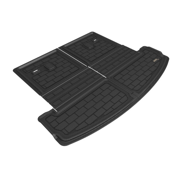 3D MAXpider Compatible with HYUNDAI SANTA FE 2024-2026 KAGU BLACK INTEGRATED SEATBACK CARGO LINER