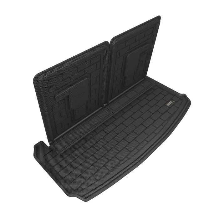 3D MAXpider Compatible with JEEP GRAND CHEROKEE L (WL) 6/7-SEAT 2022-2026 KAGU BLACK CARGO LINER AND SEATBACK PROTECTOR