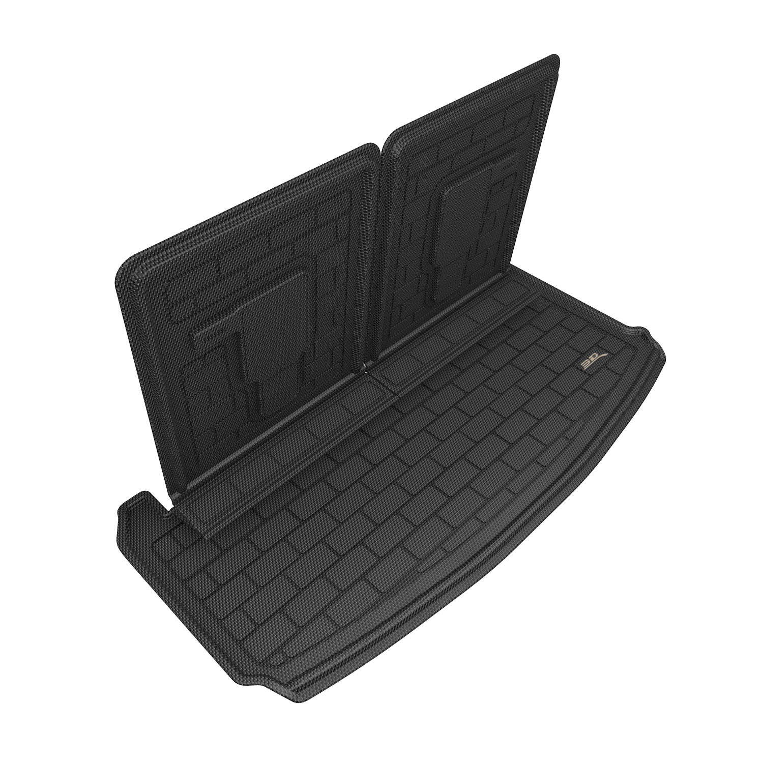 3D MAXpider Compatible with JEEP GRAND CHEROKEE L (WL) 6/7-SEAT 2022-2026 KAGU BLACK CARGO LINER AND SEATBACK PROTECTOR
