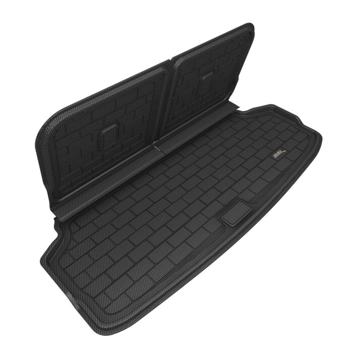 3D MAXpider Compatible with KIA EV9 2024-2026 KAGU BLACK CARGO LINER AND SEATBACK PROTECTOR